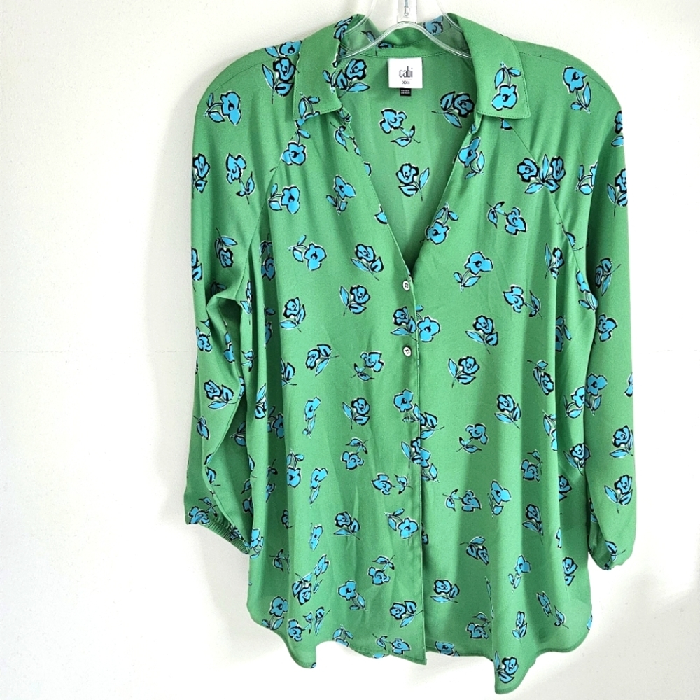 Cabi green floral Go To top 5891